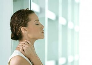 neck pain with osteochondrosis